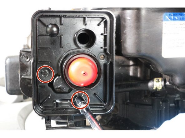 Changer le carburateur de la tondeuse 460BSP500E-3, Démontage du carburateur: stap 0, afbeelding 2 van 3