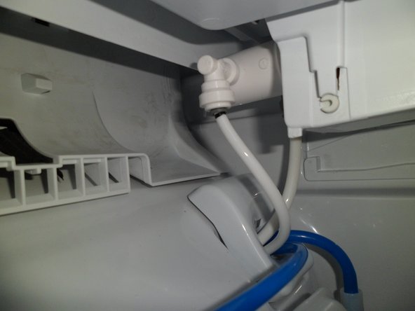 PANASONIC NR B 53 V1 Refrigerator Water Filter hosing to Extern: step 3, image 2 of 2