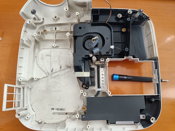 NEC VT570 Dismantling, Removing filter and fan module: crwdns2935265:010crwdnd2935265:03crwdnd2935265:03crwdne2935265:0