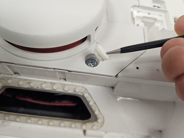 Roborock S5 Max: Motherboard Replacement, Remove the rubber caps.: crwdns2935265:02crwdnd2935265:02crwdnd2935265:02crwdne2935265:0