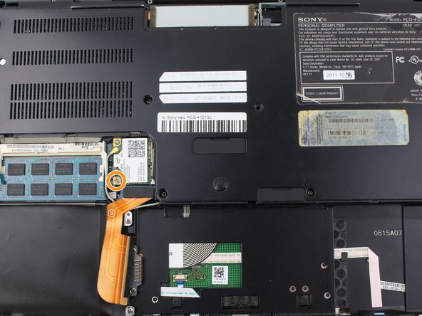 Sony Vaio PCG-4121GL Wifi Board Replacement, WiFi Board: crwdns2935265:05crwdnd2935265:02crwdnd2935265:02crwdne2935265:0