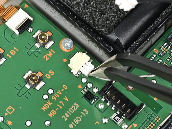 Nintendo Switch 2 Left Joy-Con 2 Connector Replacement, Connect the left speaker: crwdns2935265:050crwdnd2935265:02crwdnd2935265:03crwdne2935265:0