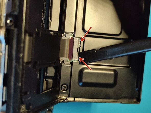 Sony A7 II Top Flex Cable replacement, Removing the LCD Flex Cable: crwdns2935265:09crwdnd2935265:01crwdnd2935265:03crwdne2935265:0