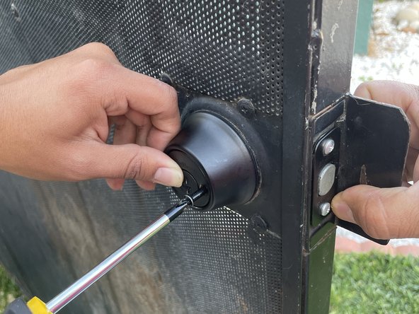 Outdoor Gate Deadbolt Replacement: step 3, image 3 of 3