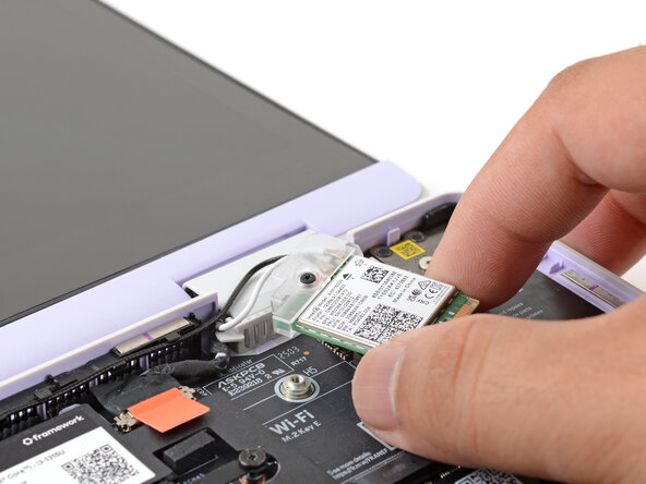 Framework Laptop 12 Mainboard Replacement, Install the Wi-Fi card: 34 단계, 이미지 2개 중 2개