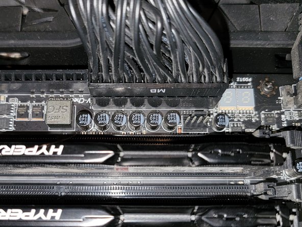 Connecting Cables to the Motherboard, Main ATX Connector: crwdns2935265:05crwdnd2935265:02crwdnd2935265:02crwdne2935265:0