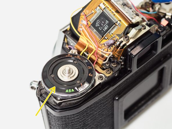 Pentax ME Super Light Meter Adjustment, Put the camera in 'Auto' mode: crwdns2935265:08crwdnd2935265:03crwdnd2935265:03crwdne2935265:0