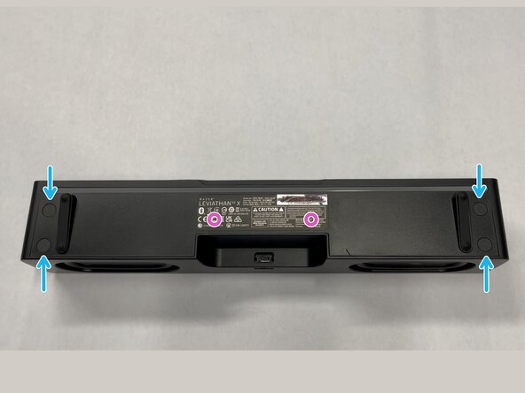 Razer Leviathan V2 X Disassembly Guide, Bottom Screw Covers: crwdns2935265:08crwdnd2935265:01crwdnd2935265:03crwdne2935265:0