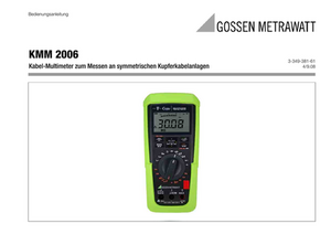 KMM2006 User Manual (German)