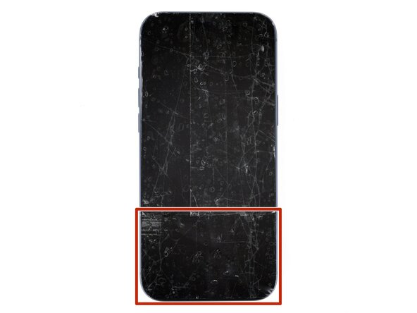 iPhone 17 Pro Battery Replacement, Cracked glass preparation: crwdns2935265:02crwdnd2935265:02crwdnd2935265:03crwdne2935265:0