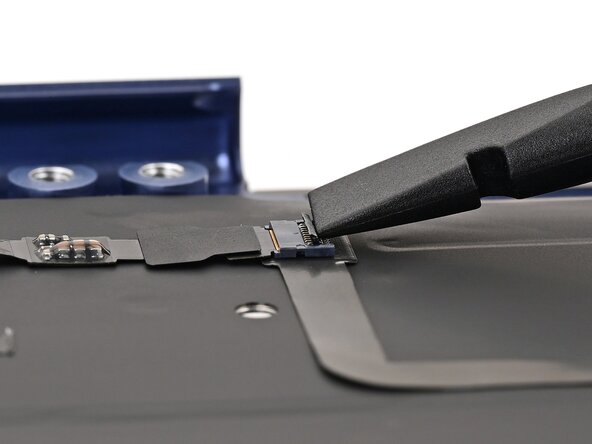 MacBook Neo Keyboard Replacement, Disconnect the Touch ID cable: step 49, image 1 of 3