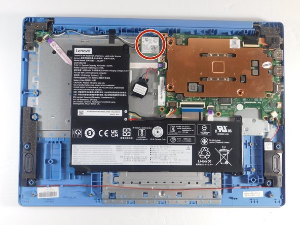 Lenovo IdeaPad 1-14IGL05 Wi-Fi Card Replacement, Wi-Fi Card: crwdns2935265:03crwdnd2935265:02crwdnd2935265:03crwdne2935265:0