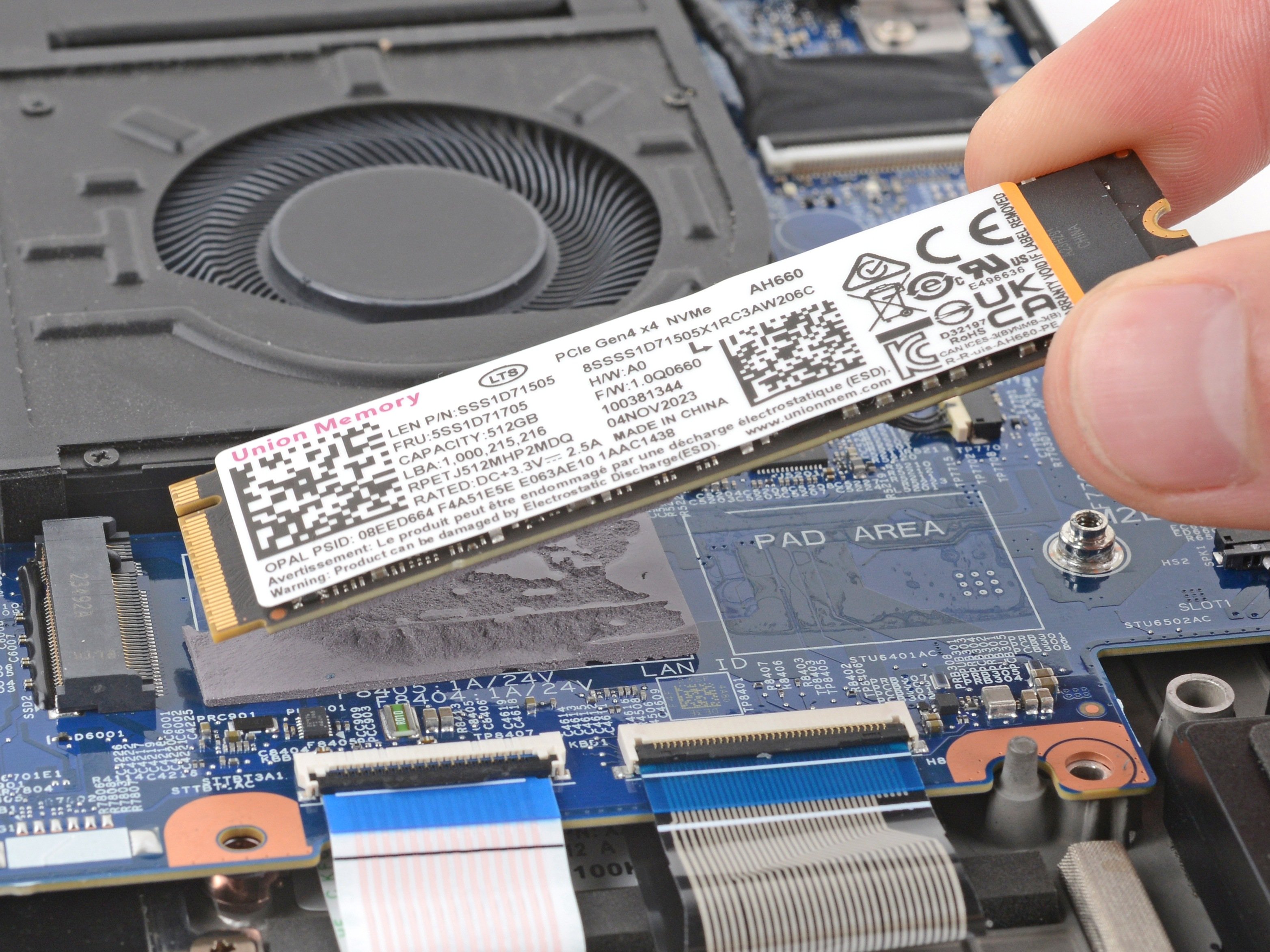 Lenovo ThinkPad P1 Gen 7 SSD Replacement - iFixit Repair Guide