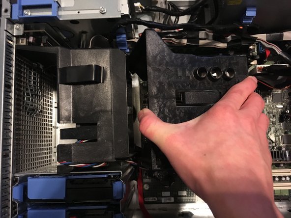 Dell Optiplex GX620 Front panel Replacement, Remove the heat sink.: step 8, image 2 of 3