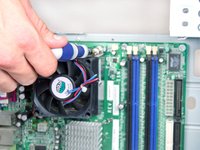 Removing HP Compaq dx2000MT CPU Cooler
