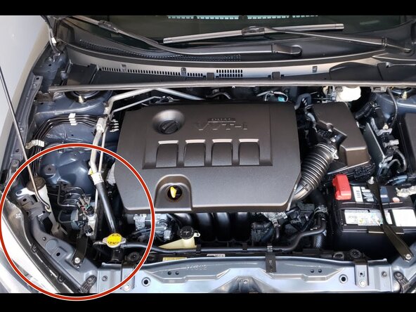 2012-2018 Toyota Corolla LE Headlights Replacement: step 2, image 1 of 1