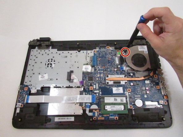 HP 17-x173dx CPU Cooling Fan Replacement: step 5, image 2 of 3