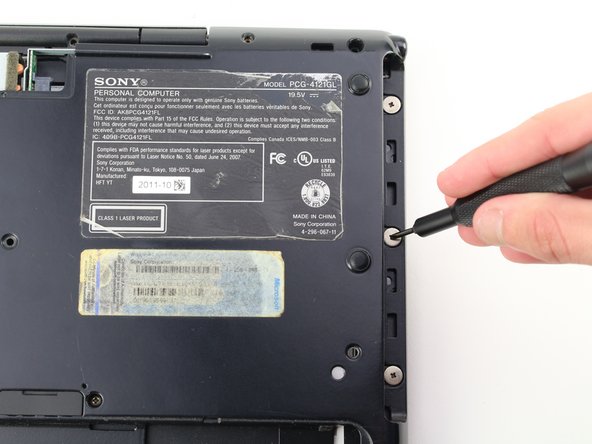 Sony Vaio PCG-4121GL Keyboard Replacement: crwdns2935265:07crwdnd2935265:02crwdnd2935265:02crwdne2935265:0