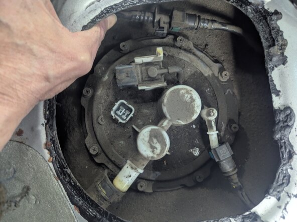 Hyundai Accent Fuel Pump Replacement: step 19, image 2 of 3