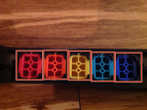 RedOctane X-Plorer Teardown, Colored Keys: crwdns2935265:03crwdnd2935265:03crwdnd2935265:03crwdne2935265:0