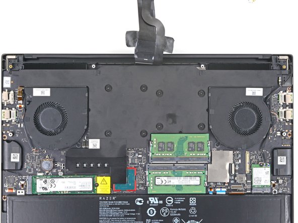 Razer Blade 15 Advanced Model (Early 2020) Heatsink Replacement, Unfasten the heatsink: stap 0, afbeelding 2 van 2