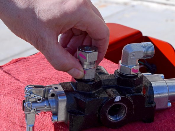 Toro Log Splitters 22618HD 2019 Control Valve Replacement: step 21, image 2 of 3