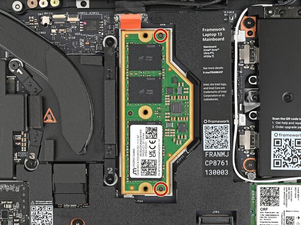Framework Laptop 13 Pro DIY Edition Quick Start Guide, Place the LPCAMM2 Memory: step 6, image 1 of 3