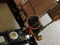 BlackBerry Pearl Flip 8220 Circuit Board and Roller Ball