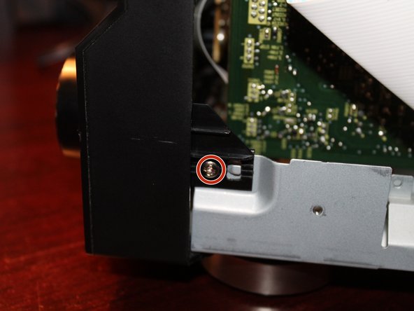 Volume Control Potentiometer Cleaning, Remove the faceplate screws: crwdns2935265:06crwdnd2935265:02crwdnd2935265:03crwdne2935265:0