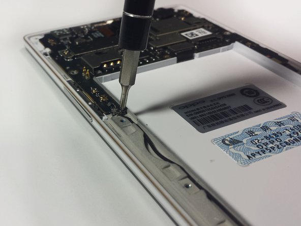 Oppo X9000 Earpiece Speaker Replacement, Remove the Black Screws: crwdns2935265:011crwdnd2935265:02crwdnd2935265:02crwdne2935265:0