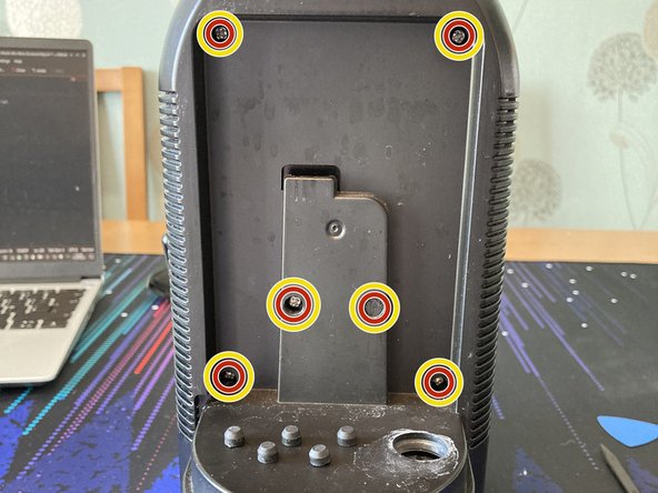 Lavazza A Modo Mio Minù PCB & Power Switch Removal, Rear Housing Removal: step 6, image 1 of 2