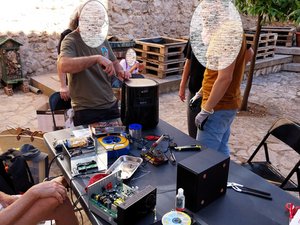 Termo fusible  o Fusible térmico 172º / 10 A  Fundido.