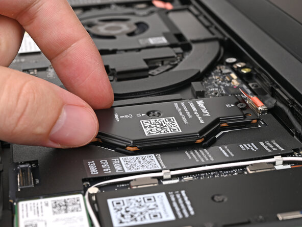 Framework Laptop 13 Pro LPCAMM2 Memory Cover Replacement, Place the LPCAMM2 Memory Cover: step 10, image 2 of 2