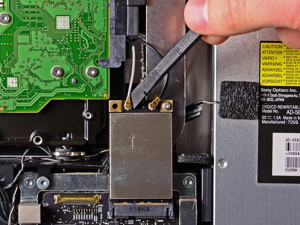 iMac Intel 21.5" EMC 2389 AirPort Card Replacement, AirPort Card: crwdns2935265:010crwdnd2935265:02crwdnd2935265:03crwdne2935265:0