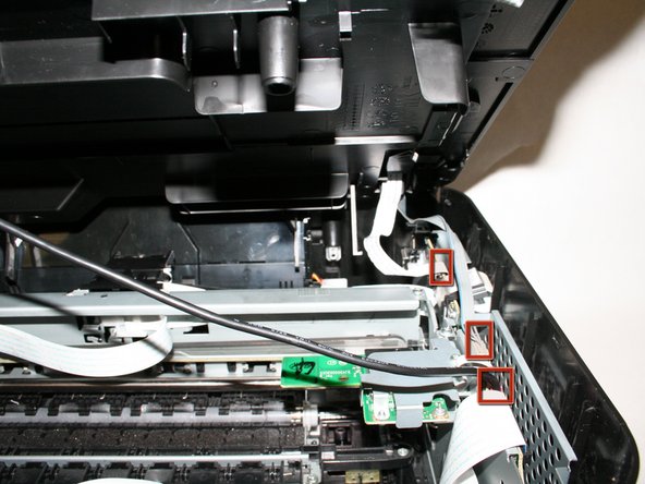 Lexmark Intuition S505 Scanner Unit Replacement: step 10, image 2 of 2