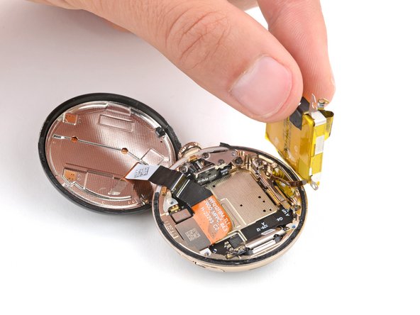 Google Pixel Watch 2 Battery Replacement, Reposition the battery: 20 단계, 이미지 3개 중 2개