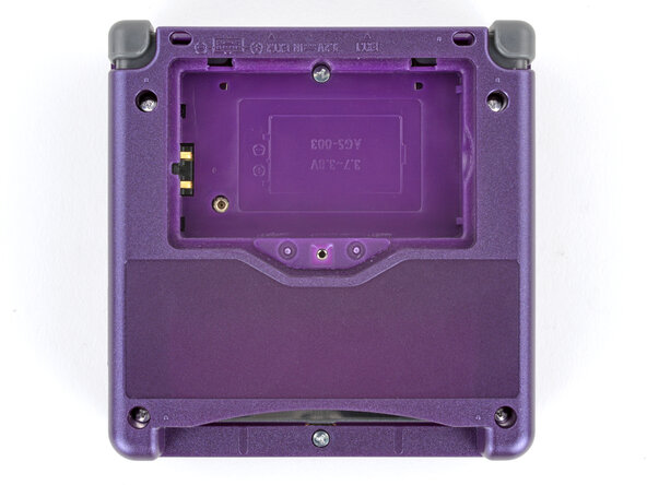 How to Reshell Your Game Boy Advance SP, Install the bottom shell screws: crwdns2935265:065crwdnd2935265:02crwdnd2935265:02crwdne2935265:0