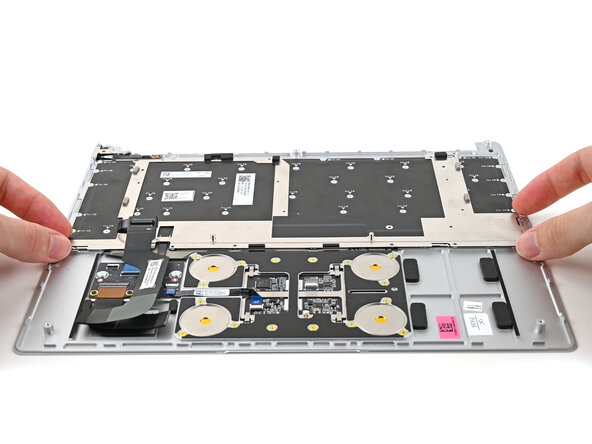 Framework Laptop 13 Pro Bottom Cover Upgrade Kit, Place the Keyboard Bracket: step 62, image 3 of 3