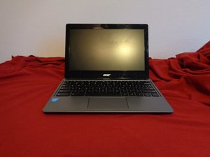 Blue light on on sale acer laptop