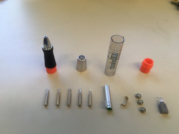 Makesea Multitool Pen Flashlight Teardown, Remove 3 batteries: step 4, image 1 of 1