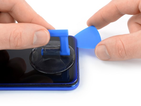 Xiaomi Redmi Note 8 Screen Replacement, Insert an opening pick: crwdns2935265:019crwdnd2935265:03crwdnd2935265:03crwdne2935265:0