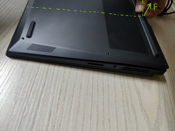 Lenovo Legion Slim 7 2021 Battery Replacement, Open the back cover: crwdns2935265:03crwdnd2935265:03crwdnd2935265:03crwdne2935265:0