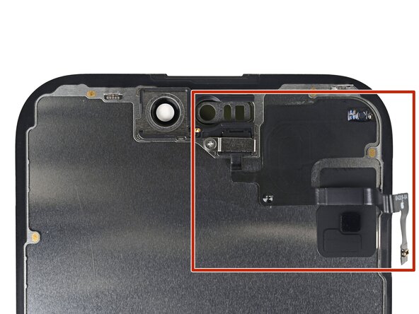 iPhone 15 Screen Replacement, Ambient light sensor information: 步骤 29 中的图像 1，1