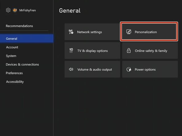 How to change your Xbox menu color. (Xbox One and above): Schritt 2, Bild 1 von 1