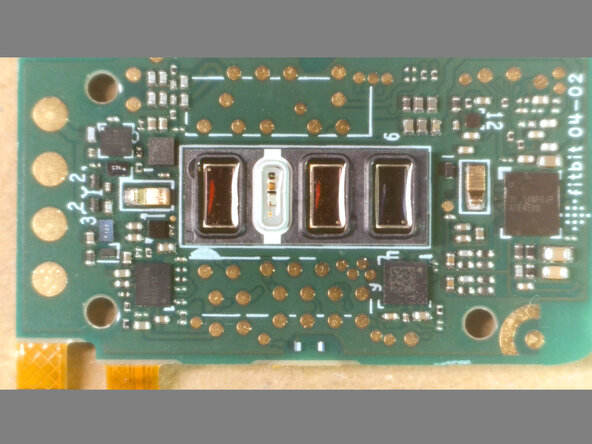 Fitbit Charge 5 Teardown, On the back: crwdns2935265:03crwdnd2935265:02crwdnd2935265:03crwdne2935265:0