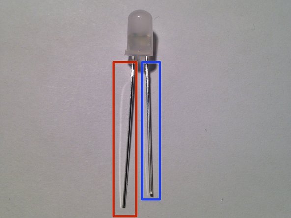 Learn to solder electronics with the Maker Shed Solder Badge!, Position the LEDs: 手順 0、 3の画像 1