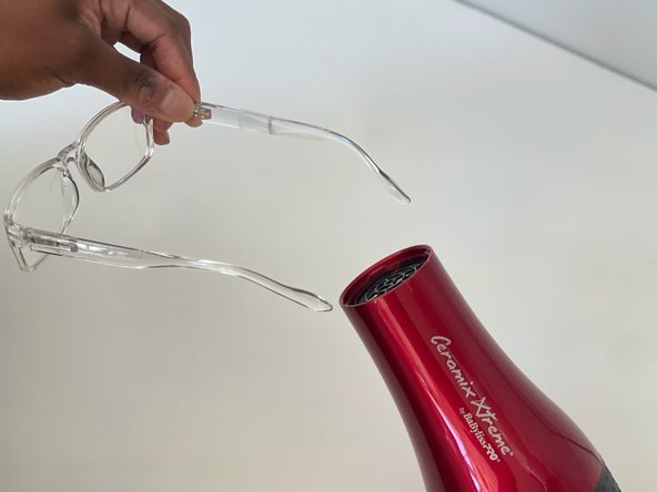 How to Fix a Broken Temple Arm of Gaoye Blue Light Eyeglasses: step 10, image 1 of 3
