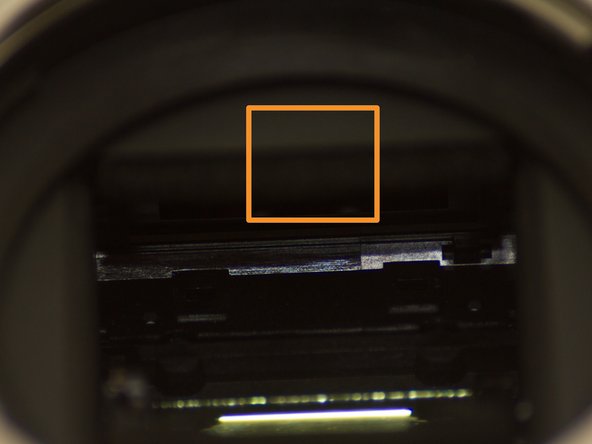 Canon EOS Rebel T2i Focusing Screen Replacement, Removing the focusing screen: crwdns2935265:03crwdnd2935265:03crwdnd2935265:03crwdne2935265:0