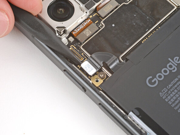 Google Pixel 10 Battery Replacement, Disconnect the battery: 32 단계, 이미지 2개 중 2개