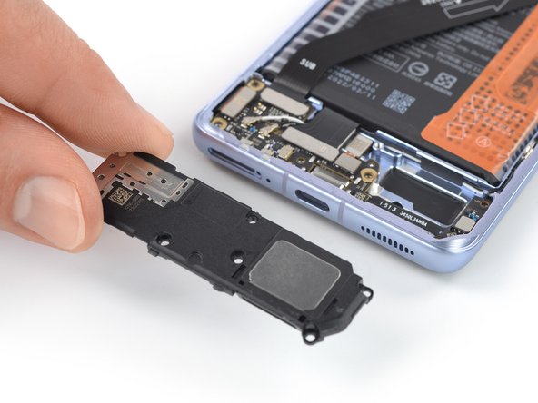 Xiaomi 12 Screen Replacement, Remove the loudspeaker: crwdns2935265:021crwdnd2935265:02crwdnd2935265:02crwdne2935265:0